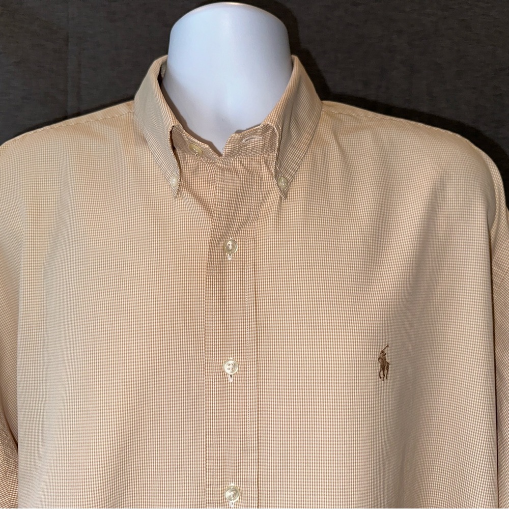 RALPH LAUREN BLAKE BUTTON FRONT SHIRT-EXCELLENT-XXL